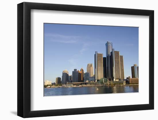 Sunrise over Downtown Detroit, Michigan, USA-Cindy Miller Hopkins-Framed Photographic Print