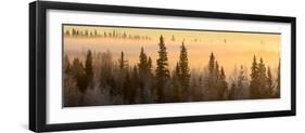 Sunrise over Fairbanks, Alaska, Usa-Christian Heeb-Framed Premium Photographic Print