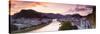 Sunrise over Hohensalzburg Fortressover and Alt Stadt, Salzburg, Salzburger Land, Austria-Doug Pearson-Stretched Canvas