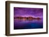 Sunrise over Hotel Seraya, Flores Island, Indonesia, Southeast Asia, Asia-Laura Grier-Framed Photographic Print