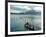 Sunrise over Lake Atitlan and Women on End of the Pier, Solola, Guatemala-Cindy Miller Hopkins-Framed Photographic Print