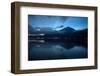 Sunrise over Lake Batur, a Volcano Crater Lake in Bali Island.-CHEN WEI SENG-Framed Photographic Print