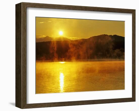 Sunrise Over Lake Dillon, Colorado, USA-Chuck Haney-Framed Premium Photographic Print