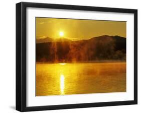 Sunrise Over Lake Dillon, Colorado, USA-Chuck Haney-Framed Premium Photographic Print