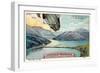 Sunrise over Lake Lugano-null-Framed Giclee Print