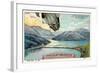 Sunrise over Lake Lugano-null-Framed Giclee Print