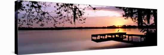 Sunrise Over Lake Whippoorwill, Orlando, Florida, USA-null-Stretched Canvas