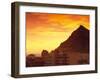 Sunrise over Land's End, Cabo San Lucas, Baja California Sur, Mexico-Walter Bibikow-Framed Premium Photographic Print