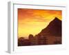 Sunrise over Land's End, Cabo San Lucas, Baja California Sur, Mexico-Walter Bibikow-Framed Premium Photographic Print