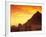 Sunrise over Land's End, Cabo San Lucas, Baja California Sur, Mexico-Walter Bibikow-Framed Photographic Print