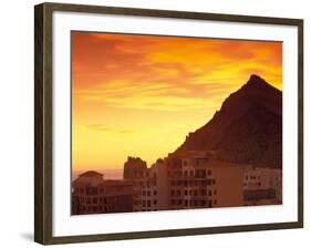 Sunrise over Land's End, Cabo San Lucas, Baja California Sur, Mexico-Walter Bibikow-Framed Photographic Print