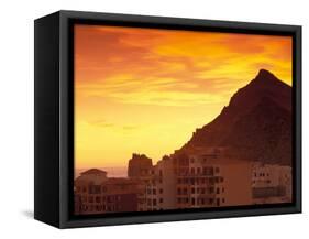 Sunrise over Land's End, Cabo San Lucas, Baja California Sur, Mexico-Walter Bibikow-Framed Stretched Canvas