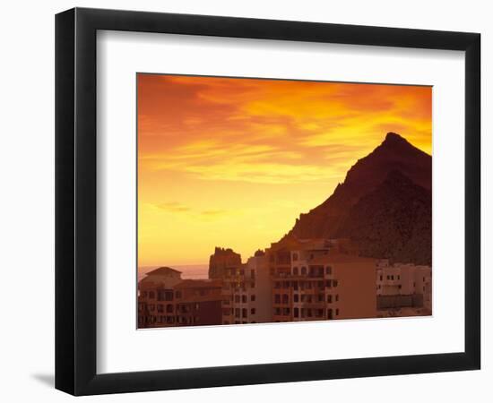 Sunrise over Land's End, Cabo San Lucas, Baja California Sur, Mexico-Walter Bibikow-Framed Photographic Print