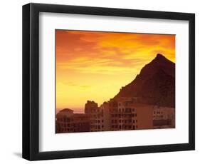 Sunrise over Land's End, Cabo San Lucas, Baja California Sur, Mexico-Walter Bibikow-Framed Photographic Print