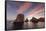 Sunrise over Land's End, Finnisterra, Cabo San Lucas, Baja California Sur, Mexico, North America-Michael Nolan-Framed Stretched Canvas