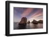 Sunrise over Land's End, Finnisterra, Cabo San Lucas, Baja California Sur, Mexico, North America-Michael Nolan-Framed Photographic Print