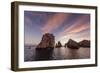 Sunrise over Land's End, Finnisterra, Cabo San Lucas, Baja California Sur, Mexico, North America-Michael Nolan-Framed Photographic Print