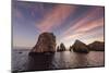 Sunrise over Land's End, Finnisterra, Cabo San Lucas, Baja California Sur, Mexico, North America-Michael Nolan-Mounted Premium Photographic Print