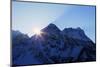 Sunrise over Mount Everest-Peter Barritt-Mounted Premium Photographic Print