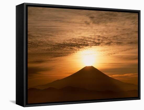 Sunrise Over Mt. Fuji-null-Framed Stretched Canvas