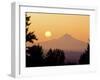 Sunrise Over Mt Hood, Portland, Oregon, USA-Janis Miglavs-Framed Premium Photographic Print