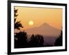 Sunrise Over Mt Hood, Portland, Oregon, USA-Janis Miglavs-Framed Photographic Print