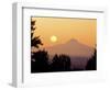 Sunrise Over Mt Hood, Portland, Oregon, USA-Janis Miglavs-Framed Photographic Print