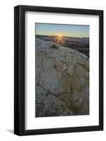 Sunrise over Navajo Sandstone-James Hager-Framed Photographic Print