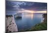 Sunrise over Old Harry Rocks, Jurassic Coast, Dorset, England. Spring-Adam Burton-Mounted Photographic Print