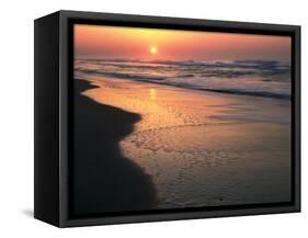 Sunrise over Outer Banks, Cape Hatteras National Seashore, North Carolina, USA-Scott T^ Smith-Framed Stretched Canvas