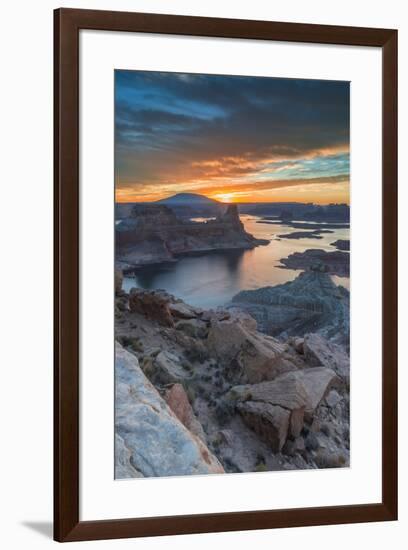 Sunrise Over Padre Bay on Lake Powell, Utah.-Howie Garber-Framed Photographic Print