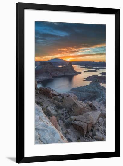 Sunrise Over Padre Bay on Lake Powell, Utah.-Howie Garber-Framed Photographic Print