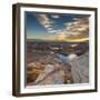 Sunrise Over Padre Bay on Lake Powell, Utah.-Howie Garber-Framed Premium Photographic Print