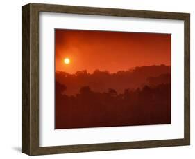 Sunrise over Rainforest, Khao Yai National Park, Thailand-Art Wolfe-Framed Photographic Print