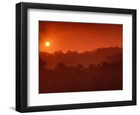 Sunrise over Rainforest, Khao Yai National Park, Thailand-Art Wolfe-Framed Photographic Print