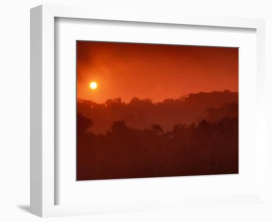 Sunrise over Rainforest, Khao Yai National Park, Thailand-Art Wolfe-Framed Photographic Print