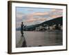 Sunrise over Resort, Opatija, Kvarner Gulf, Croatia, Adriatic, Europe-Stuart Black-Framed Photographic Print
