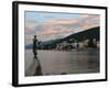 Sunrise over Resort, Opatija, Kvarner Gulf, Croatia, Adriatic, Europe-Stuart Black-Framed Photographic Print