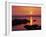 Sunrise over Rosario Striaght, San Juan Islands, Washington, USA-Charles Gurche-Framed Premium Photographic Print