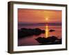 Sunrise over Rosario Striaght, San Juan Islands, Washington, USA-Charles Gurche-Framed Photographic Print