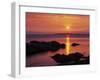 Sunrise over Rosario Striaght, San Juan Islands, Washington, USA-Charles Gurche-Framed Photographic Print