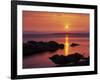 Sunrise over Rosario Striaght, San Juan Islands, Washington, USA-Charles Gurche-Framed Photographic Print