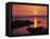 Sunrise over Rosario Striaght, San Juan Islands, Washington, USA-Charles Gurche-Framed Stretched Canvas