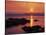 Sunrise over Rosario Striaght, San Juan Islands, Washington, USA-Charles Gurche-Stretched Canvas