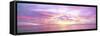 Sunrise over Sea of Cortez, El Cardonal, Baja California Sur, Mexico-Panoramic Images-Framed Stretched Canvas