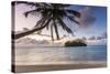 Sunrise over Small Islet, Rarotonga, Cook Islands-Matteo Colombo-Stretched Canvas