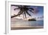 Sunrise over Small Islet, Rarotonga, Cook Islands-Matteo Colombo-Framed Photographic Print