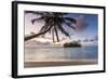 Sunrise over Small Islet, Rarotonga, Cook Islands-Matteo Colombo-Framed Photographic Print