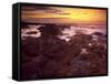 Sunrise over South Atlantic, Punta Del Este, Uruguay-Jerry Ginsberg-Framed Stretched Canvas