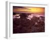Sunrise over South Atlantic, Punta Del Este, Uruguay-Jerry Ginsberg-Framed Photographic Print